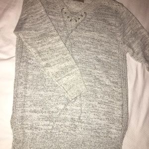Gray sweater